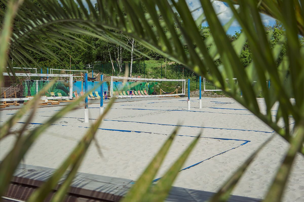 Beach Centers volleybollplaner utomhus