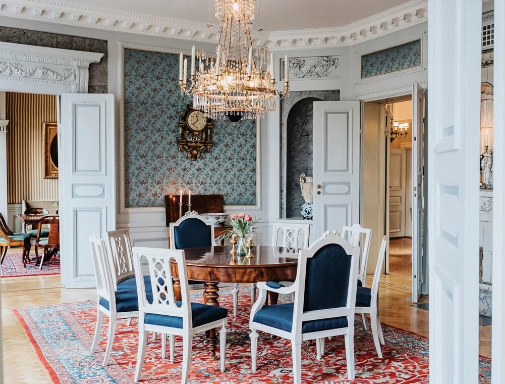 I Chalmersska Huset i hjärtat av Göteborg ligger det eleganta Grå Förmaket