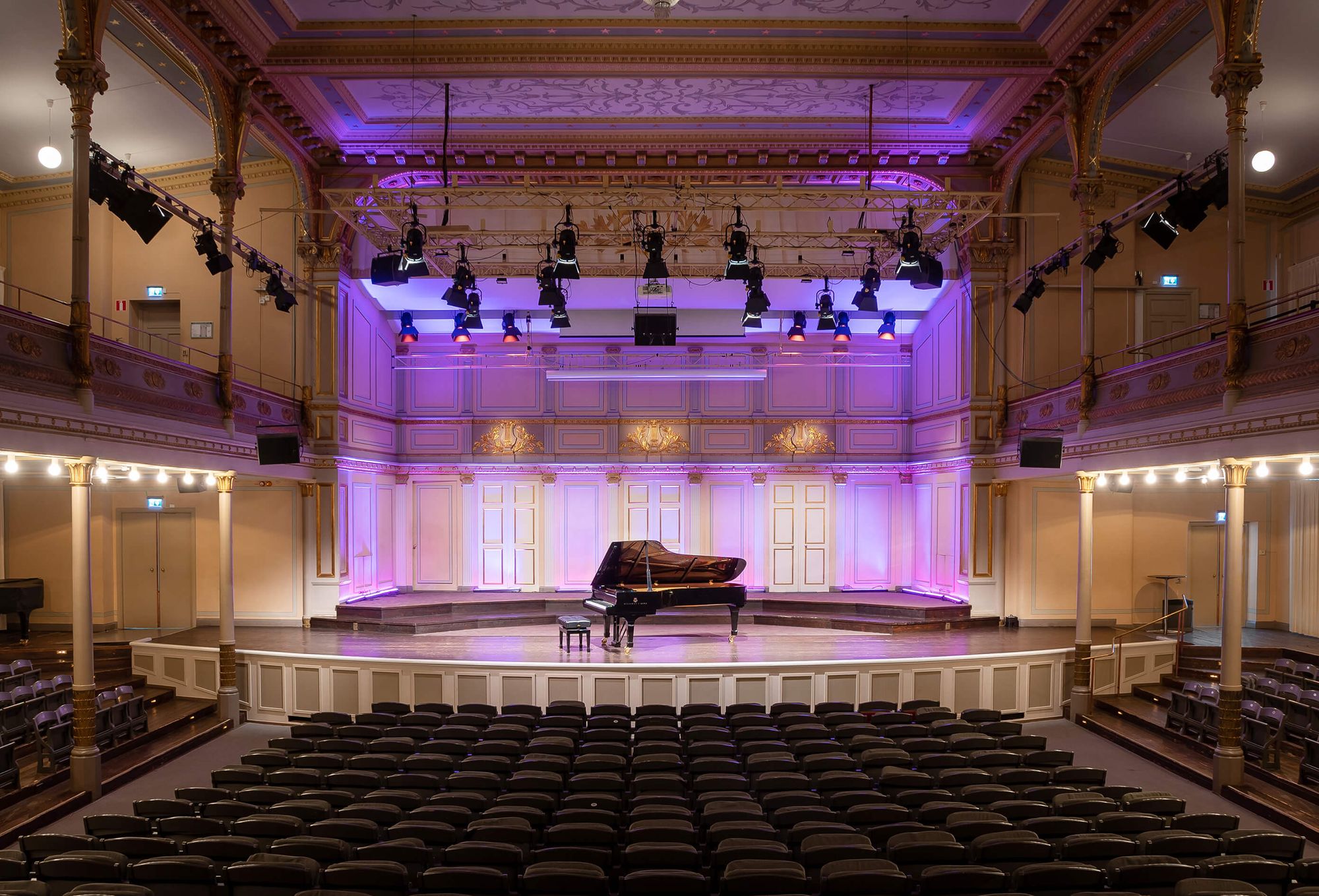 Stora Scen på Musikaliska i Stockholm används för stora konsferenser och föreställningar